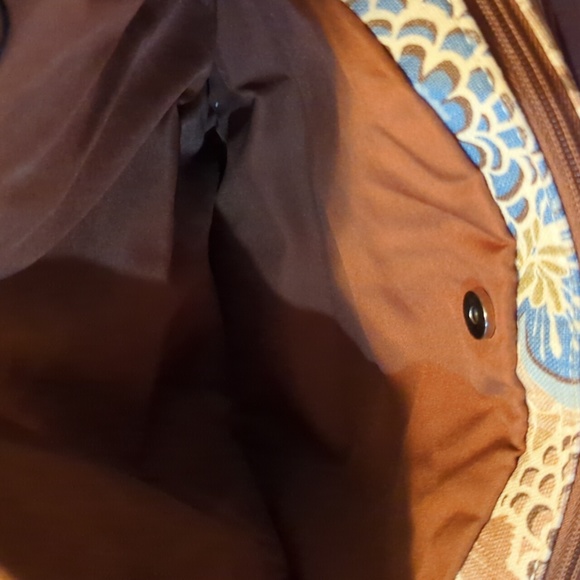 ROSETTI HANDBAGS & ACCESSORIES LTD. Blue flower brown shoulder bag - Picture 5 of 8